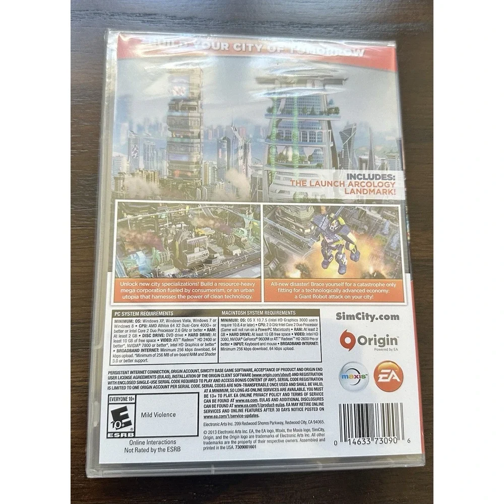 SimCity Cities of Tomorrow (PC/MAC) NEW SEALED